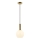 Zambelis 22071 - Lámpara colgante 1xE27/40W/230V diá. 20 cm dorado