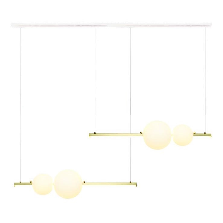 Zambelis 22235 - Lámpara de araña LED regulable LED/22W/230V dorado