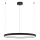 Zambelis 23035 - Lámpara de araña LED regulable LED/45W/230V 3000K diá. 90 cm negro