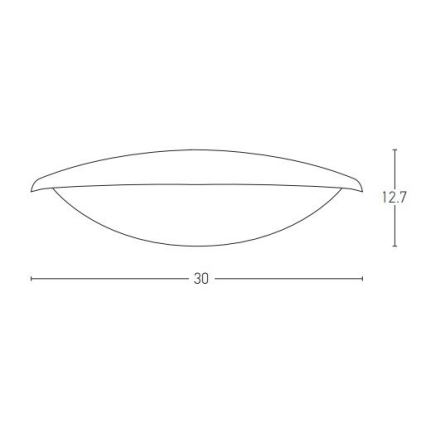 Zambelis E115 - Aplique LED para exterior LED/6W/230V IP54 antracita