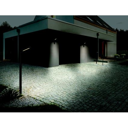 Zambelis E206 - Lámpara LED de exterior LED/10W/230V IP54 antracita