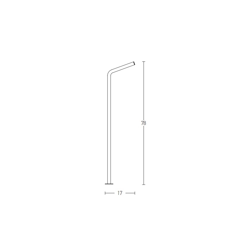 Zambelis E206 - Lámpara LED de exterior LED/10W/230V IP54 antracita