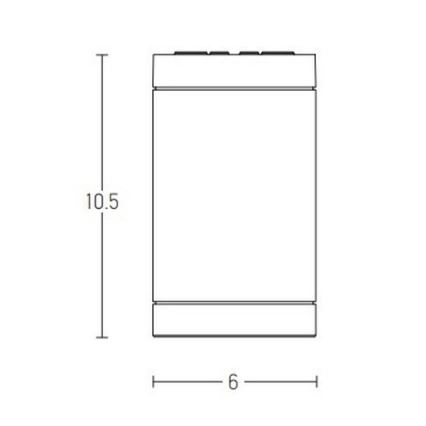 Zambelis E219 - Foco de exterior 1xGU10/7W/230V IP54 negro