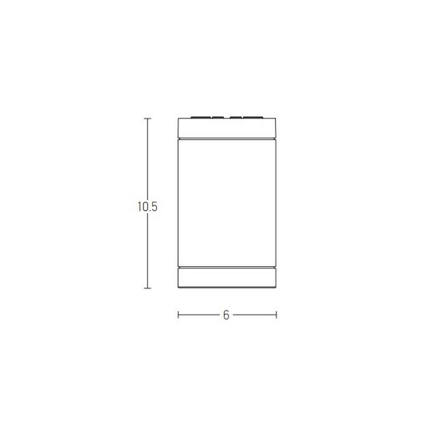 Zambelis E219 - Foco de exterior 1xGU10/7W/230V IP54 negro