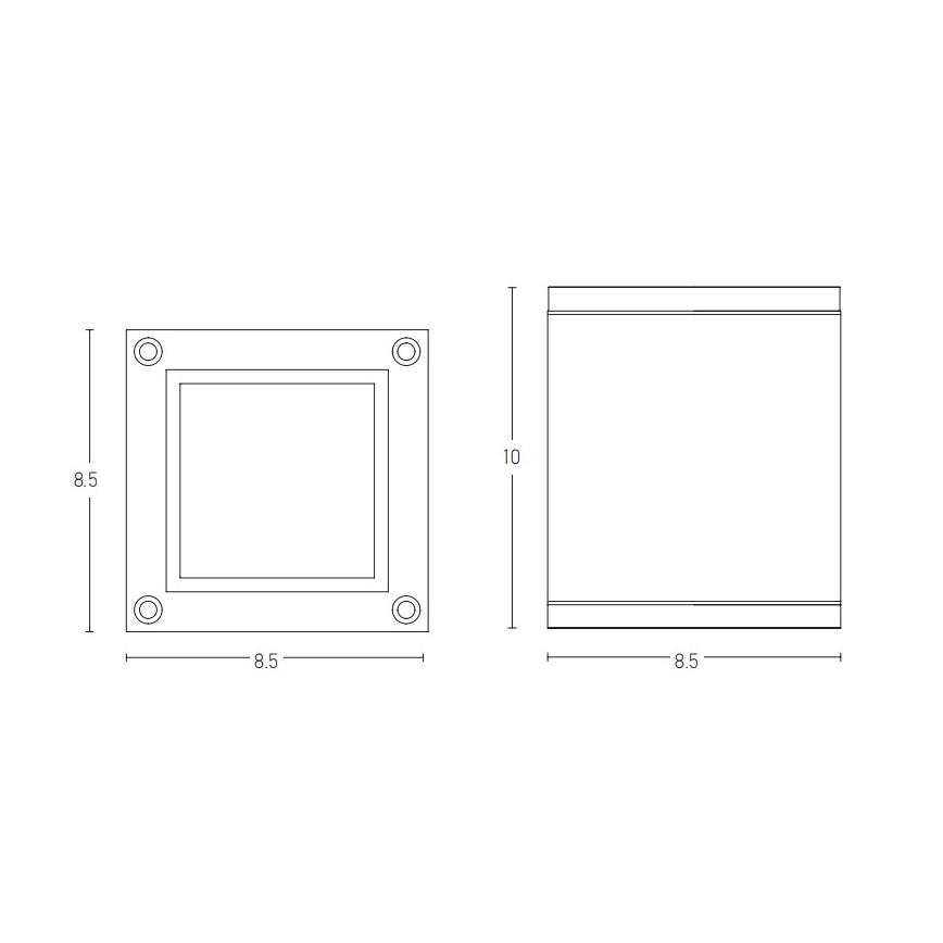 Zambelis E270 - Foco de exterior 1xGU10/35W/230V IP65 blanco