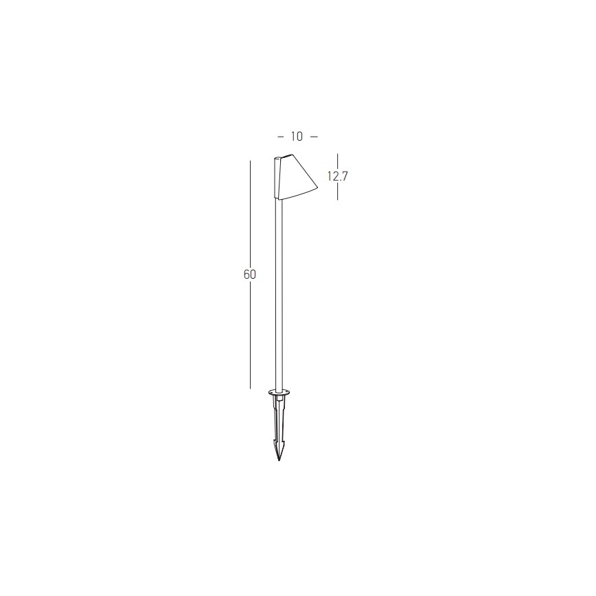 Zambelis E281 - Lámpara de exterior 1xGU10/20W/230V IP65 antracita