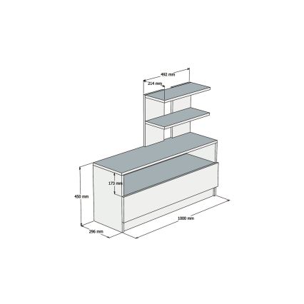 Zapatero AIRY 85x100 cm blanco