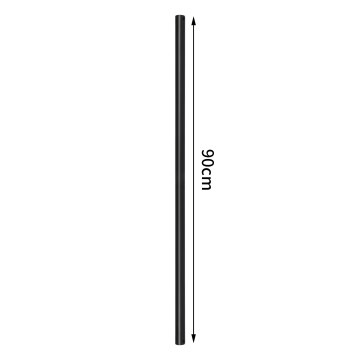 ZEVENTI - Barra de extensión 90 cm negro
