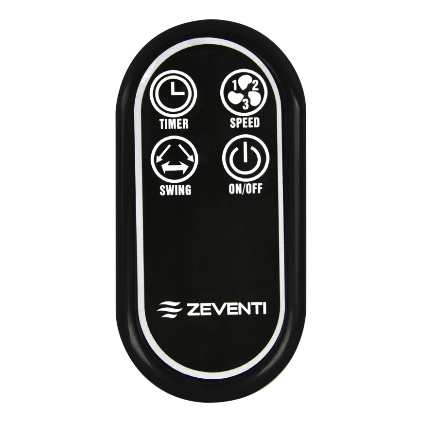 ZEVENTI - Mando a distancia para ventiladores FREEZE negro