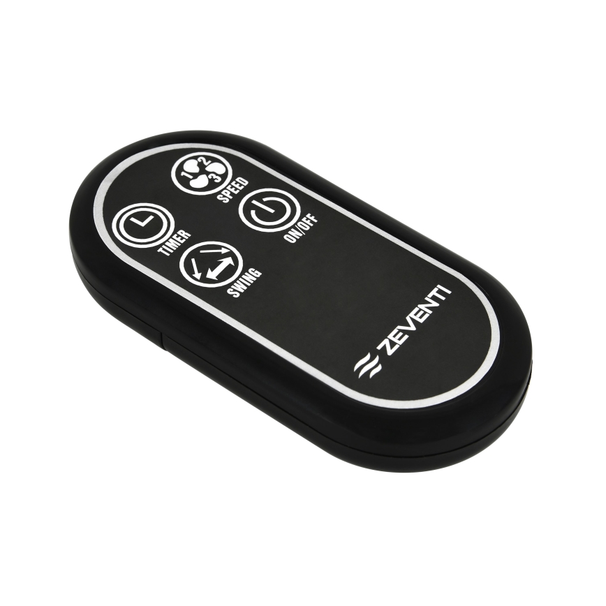 ZEVENTI - Mando a distancia para ventiladores FREEZE negro