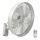 ZEVENTI - Ventilador de pared FREEZE 50W/230V diá. 40 cm blanco + control remoto