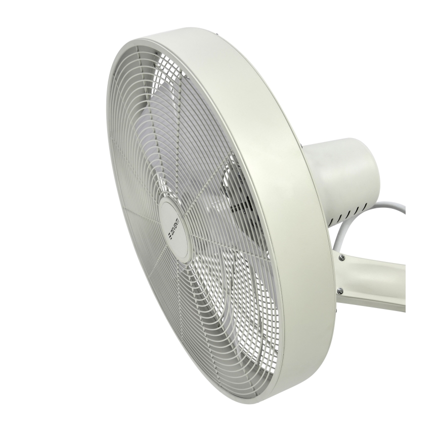 ZEVENTI - Ventilador de pared FREEZE 50W/230V diá. 40 cm blanco + control remoto