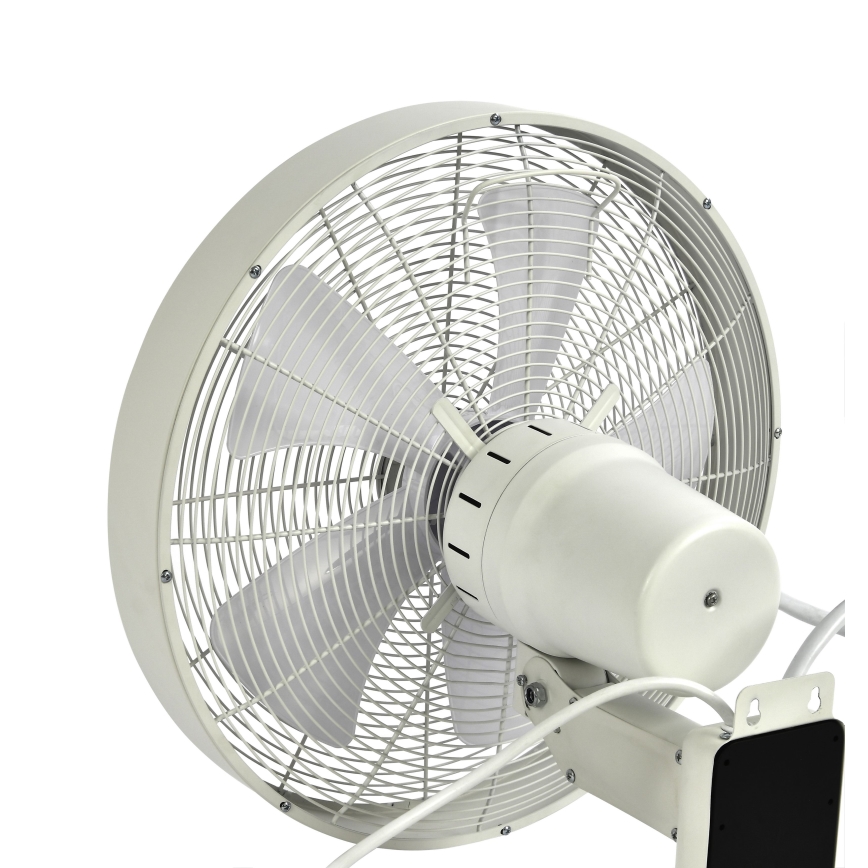 ZEVENTI - Ventilador de pared FREEZE 50W/230V diá. 40 cm blanco + control remoto