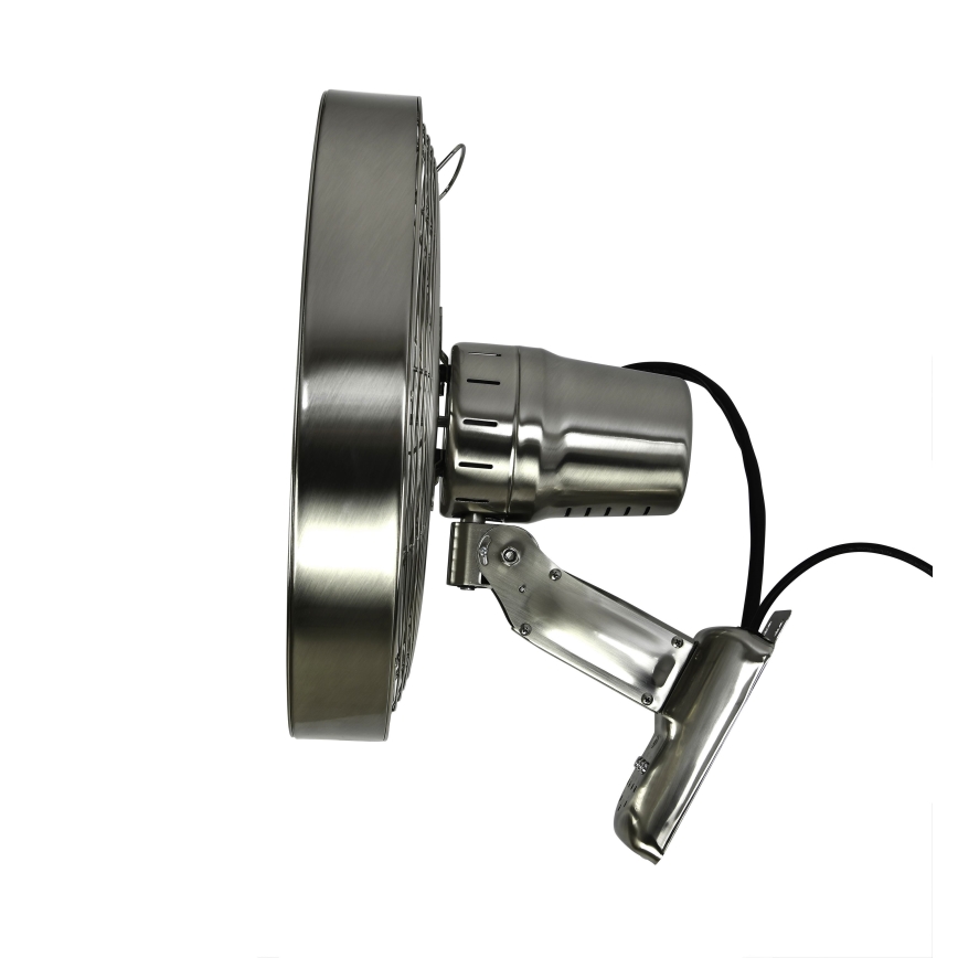 ZEVENTI - Ventilador de pared FREEZE 50W/230V diá. 40 cm cromo mate + control remoto