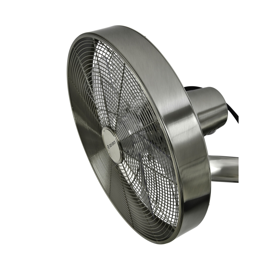 ZEVENTI - Ventilador de pared FREEZE 50W/230V diá. 40 cm cromo mate + control remoto