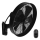 ZEVENTI - Ventilador de pared FREEZE 50W/230V diá. 40 cm negro + control remoto