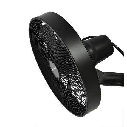 ZEVENTI - Ventilador de pared FREEZE 50W/230V diá. 40 cm negro + control remoto