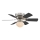 ZEVENTI - Ventilador de techo GALDANA 1xE27/60W/230V gris/blanco
