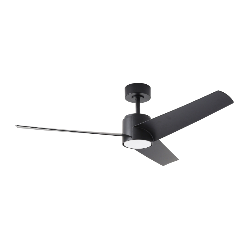 ZEVENTI - Ventilador de techo LED regulable ORVIETO LED/18W/230V 3000-6000K Wi-Fi Tuya negro + control remoto