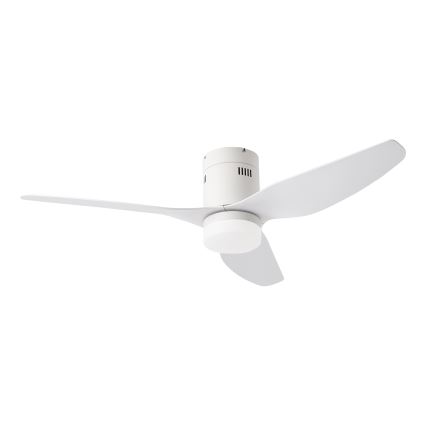 ZEVENTI - Ventilador de techo LED regulable PADUA LED/18W/230V 3000-6000K Wi-Fi Tuya blanco + control remoto