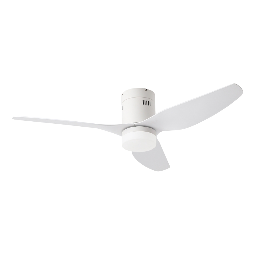ZEVENTI - Ventilador de techo LED regulable PADUA LED/18W/230V 3000-6000K Wi-Fi Tuya blanco + control remoto