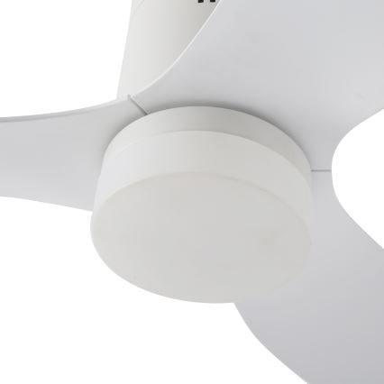 ZEVENTI - Ventilador de techo LED regulable PADUA LED/18W/230V 3000-6000K Wi-Fi Tuya blanco + control remoto