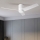 ZEVENTI - Ventilador de techo LED regulable BARROSA LED/18W/230V 3000-6000K Wi-Fi Tuya blanco + control remoto