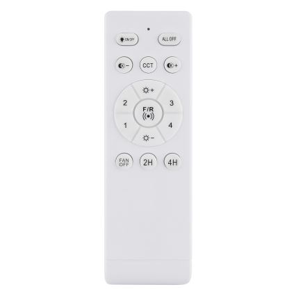 ZEVENTI - Ventilador de techo LED regulable MUNDAKA LED/10W/230V 3000-6500K marrón + control remoto