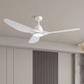 ZEVENTI - Ventilador de techo LED regulable URBINO LED/20W/230V 3000-6000K Wi-Fi Tuya blanco + control remoto