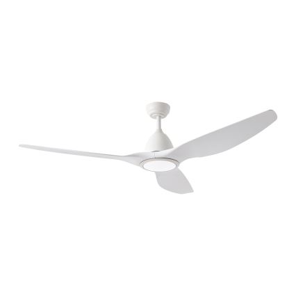 ZEVENTI - Ventilador de techo LED regulable URBINO LED/20W/230V 3000-6000K Wi-Fi Tuya blanco + control remoto