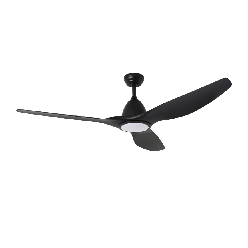ZEVENTI - Ventilador de techo LED regulable URBINO LED/20W/230V 3000-6000K Wi-Fi Tuya negro + control remoto