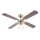 ZEVENTI - Ventilador de techo NAVAGIO 1xE27/60W/230V marrón