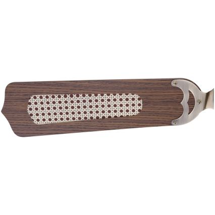 ZEVENTI - Ventilador de techo NAVAGIO 1xE27/60W/230V marrón