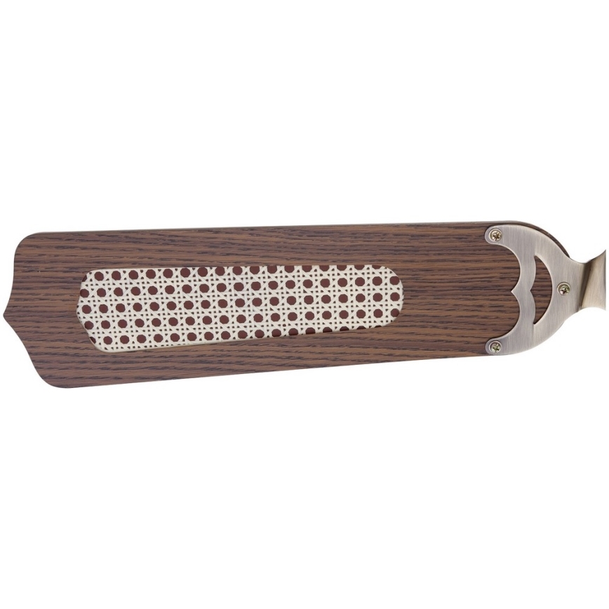 ZEVENTI - Ventilador de techo NAVAGIO 1xE27/60W/230V marrón