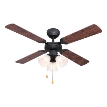 ZEVENTI - Ventilador de techo ZURRIOLA 3xE27/60W/230V