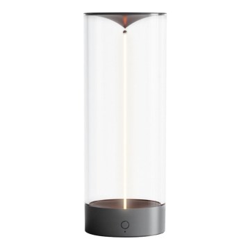 Zuma Line 1002 - Lámpara LED recargable y regulable ESTERNO LED/1,2W/230V gris IP54
