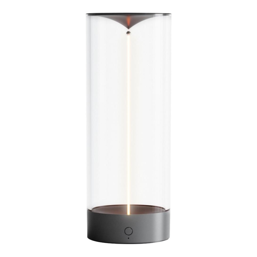 Zuma Line 1002 - Lámpara LED recargable y regulable ESTERNO LED/1,2W/230V gris IP54