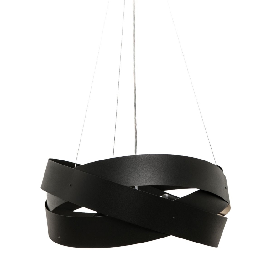 Zuma Line - Lámpara colgante 3xE27/40W/230V negro
