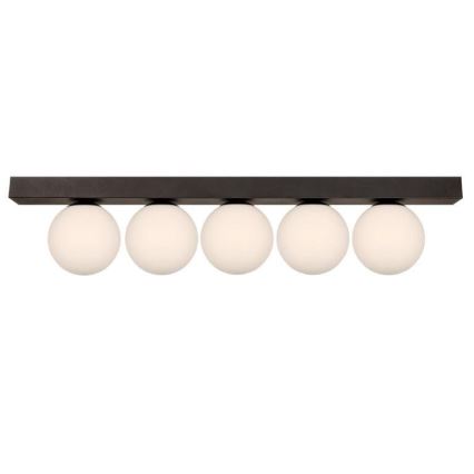 Zuma Line - Plafón 5xG9/8W/230V negro