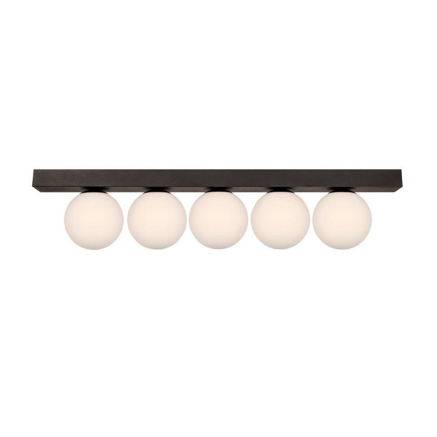 Zuma Line - Plafón 5xG9/8W/230V negro