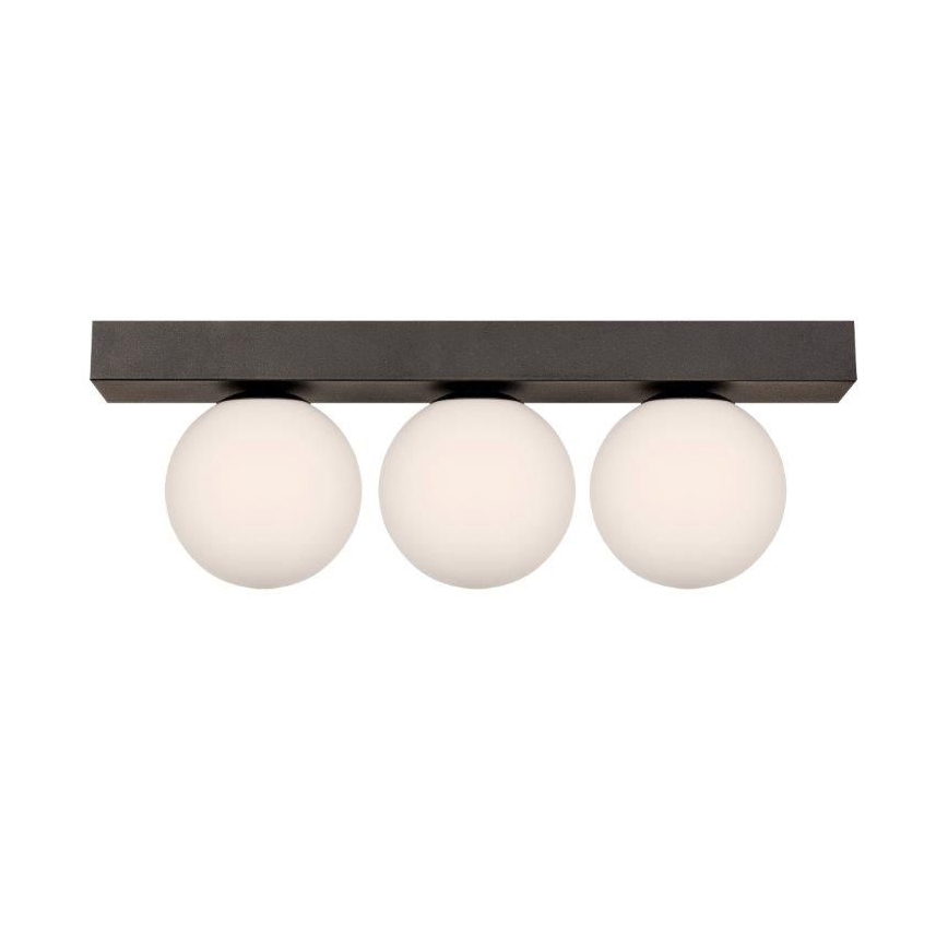 Zuma Line - Plafón 3xG9/8W/230V 46,5 cm negro