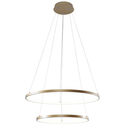 Zuma Line - Lámpara LED colgante LED/50W/230V 3000/4000/6000K diá. 60 cm dorado
