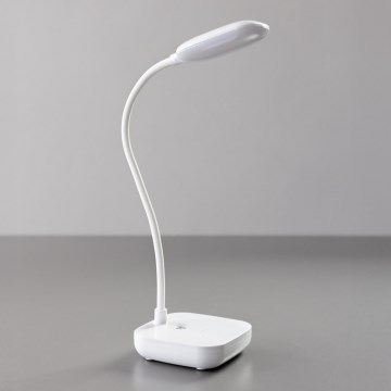 Zuma Line 1961-WH - Lámpara de mesa LED recargable LED/7W/1200 mAh 3000/4500/6000K blanco