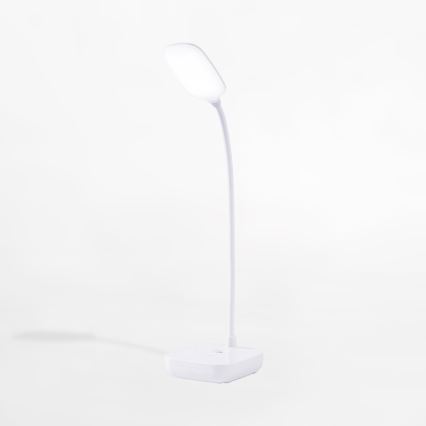 Zuma Line 1961-WH - Lámpara de mesa LED recargable LED/7W/1200 mAh 3000/4500/6000K blanco