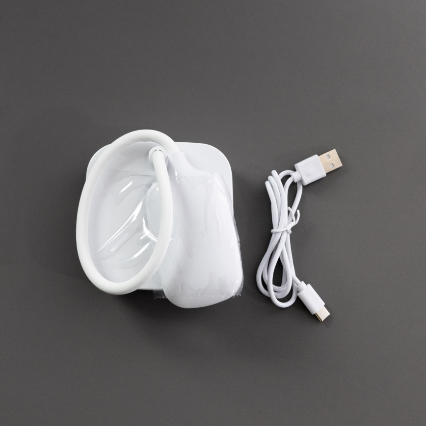 Zuma Line 1961-WH - Lámpara de mesa LED recargable LED/7W/1200 mAh 3000/4500/6000K blanco