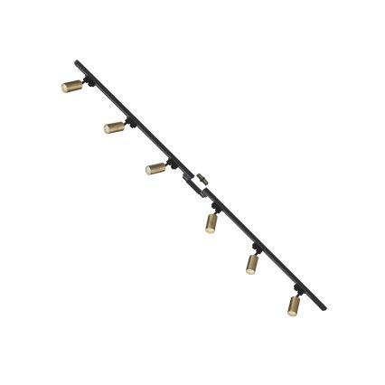 Zuma Line - Foco para sistema de rieles 6xGU10/35W/230V negro/dorado
