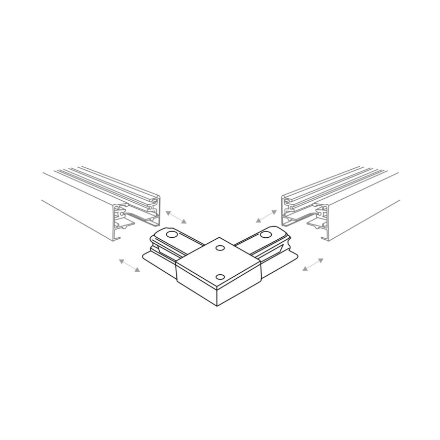 Zuma Line - Foco para sistema de rieles 6xGU10/10W/230V blanco + accesorios para rieles