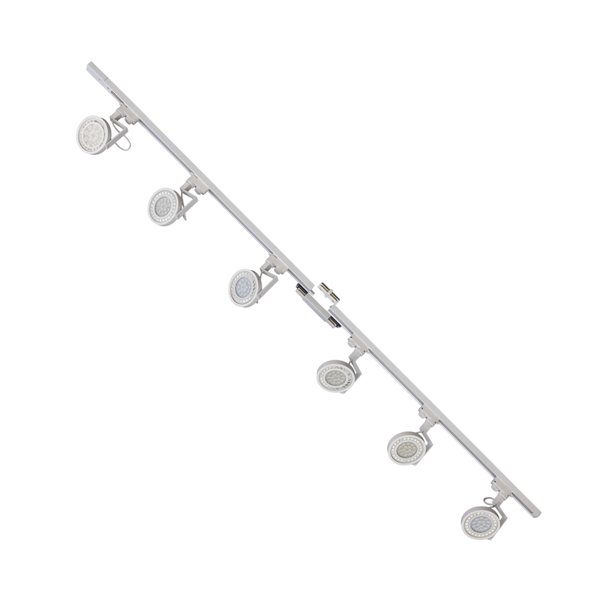 Zuma Line - Foco para sistema de rieles 6xGU10/10W/230V blanco