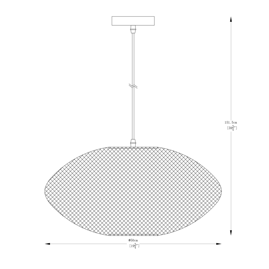 Zuma Line - Lámpara colgante 1xE27/40W/230V dorado
