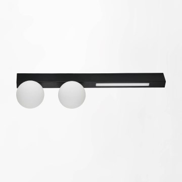 Zuma Line - Aplique LED 2xG9/40W/230V + LED/6W negro